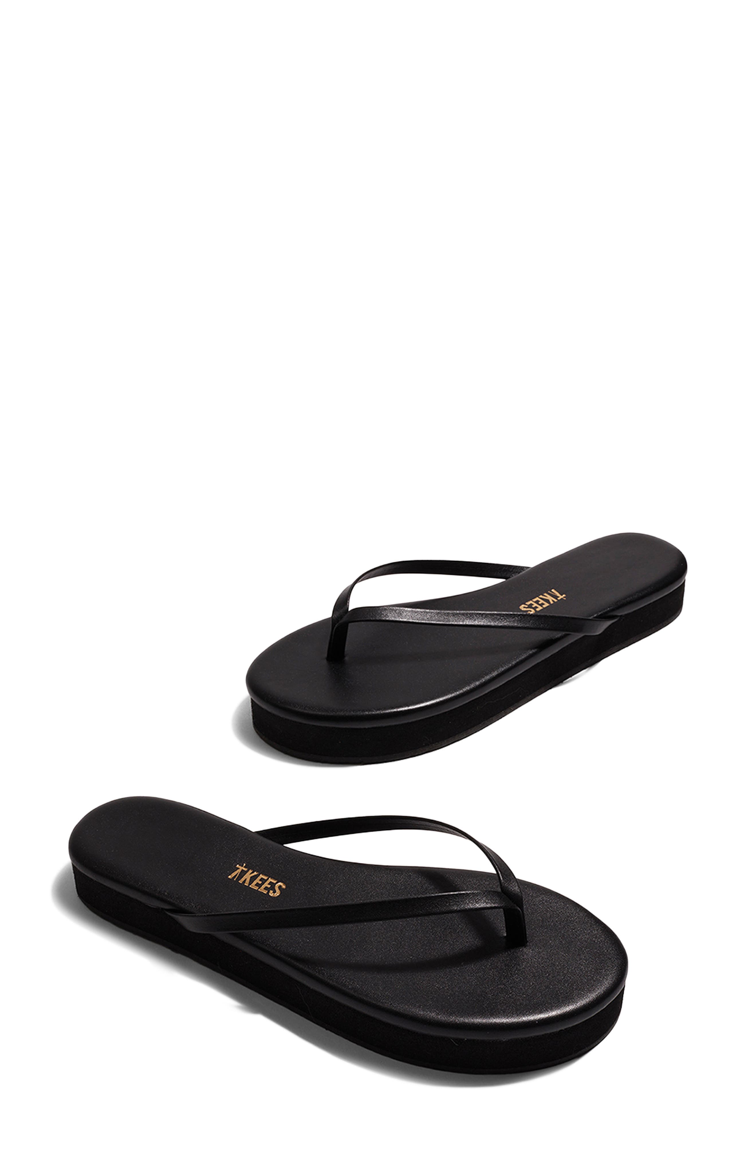 TKEES Lily Platform Flip Flop, Alternate, color, Sable
