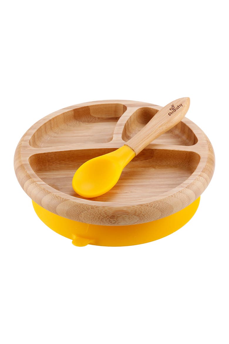 The Rainbow Baby Feeding Gift Set, Alternate, color, YELLOW