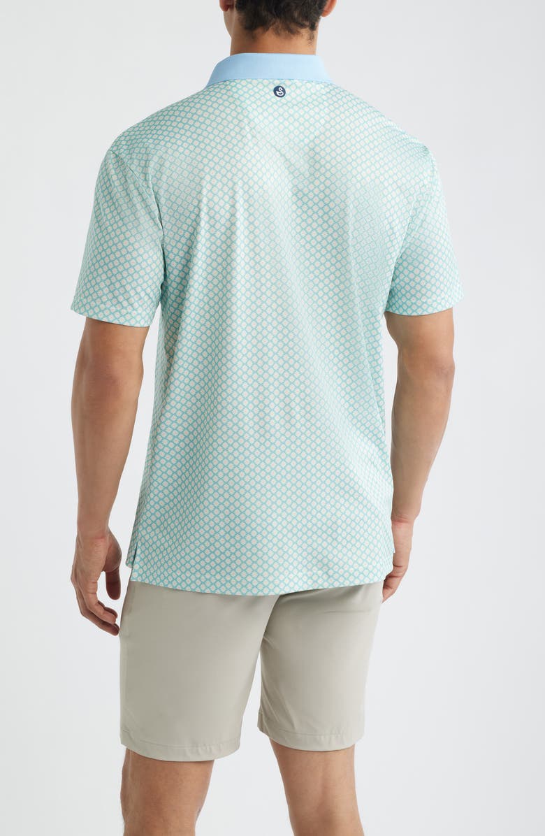 Swannies Cadence Performance Golf Polo, Alternate, color, Mint