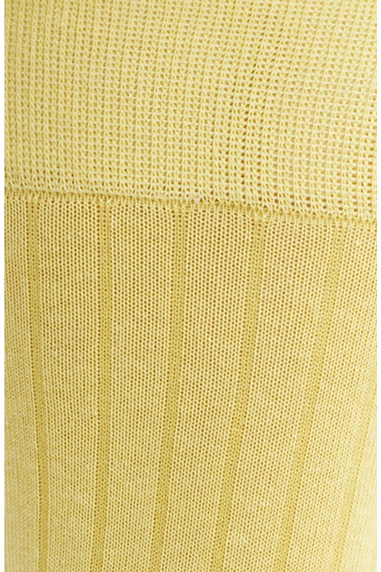 Arcade Stripe Crew Socks, Alternate, color, LEMON YELLOW