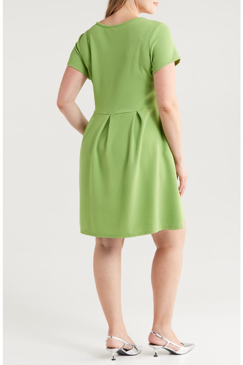 Scoop Neck Knit Dress, Alternate, color, KIWI
