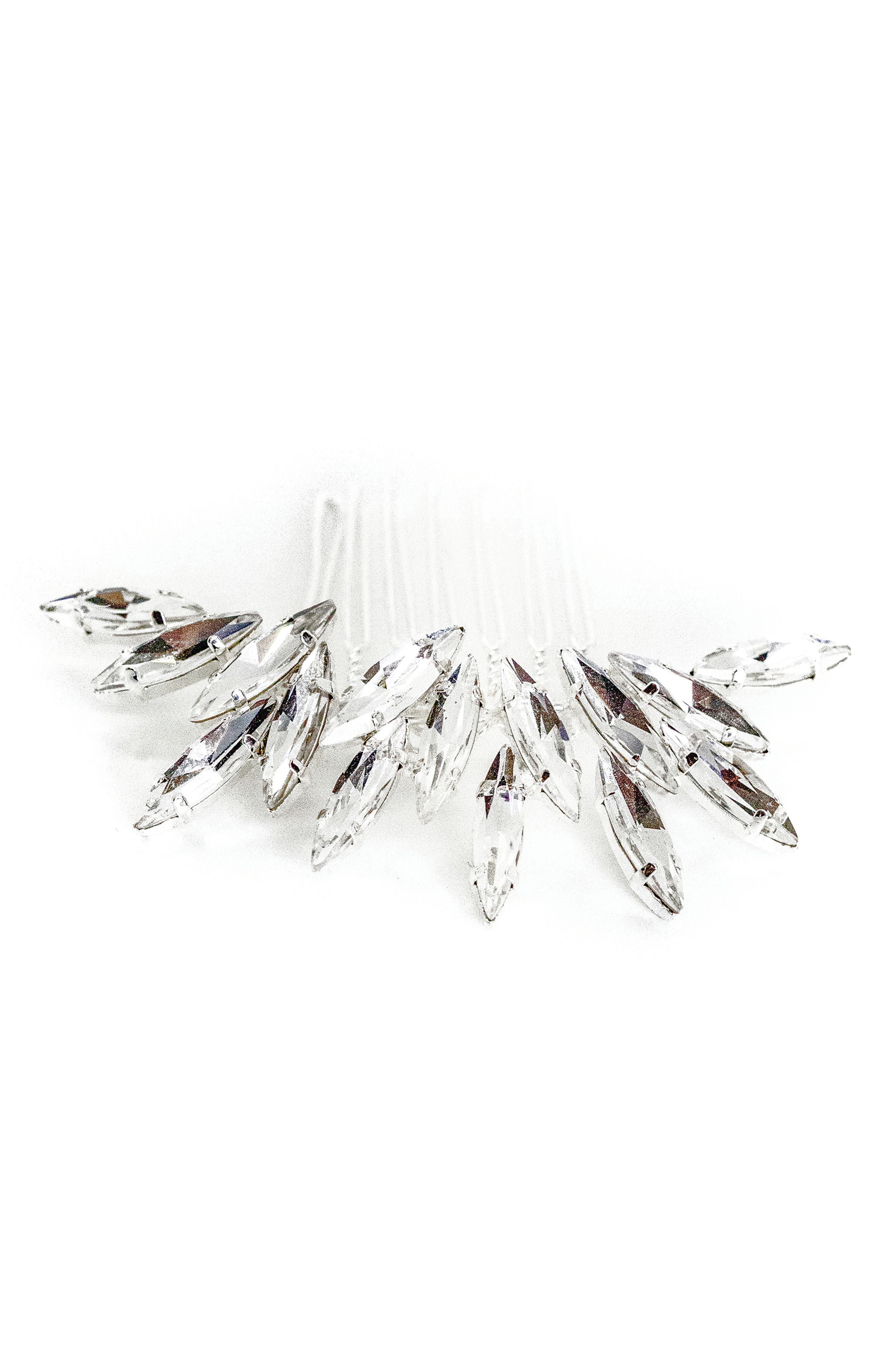 Brides & Hairpins Bria Crystal Comb in Silver 