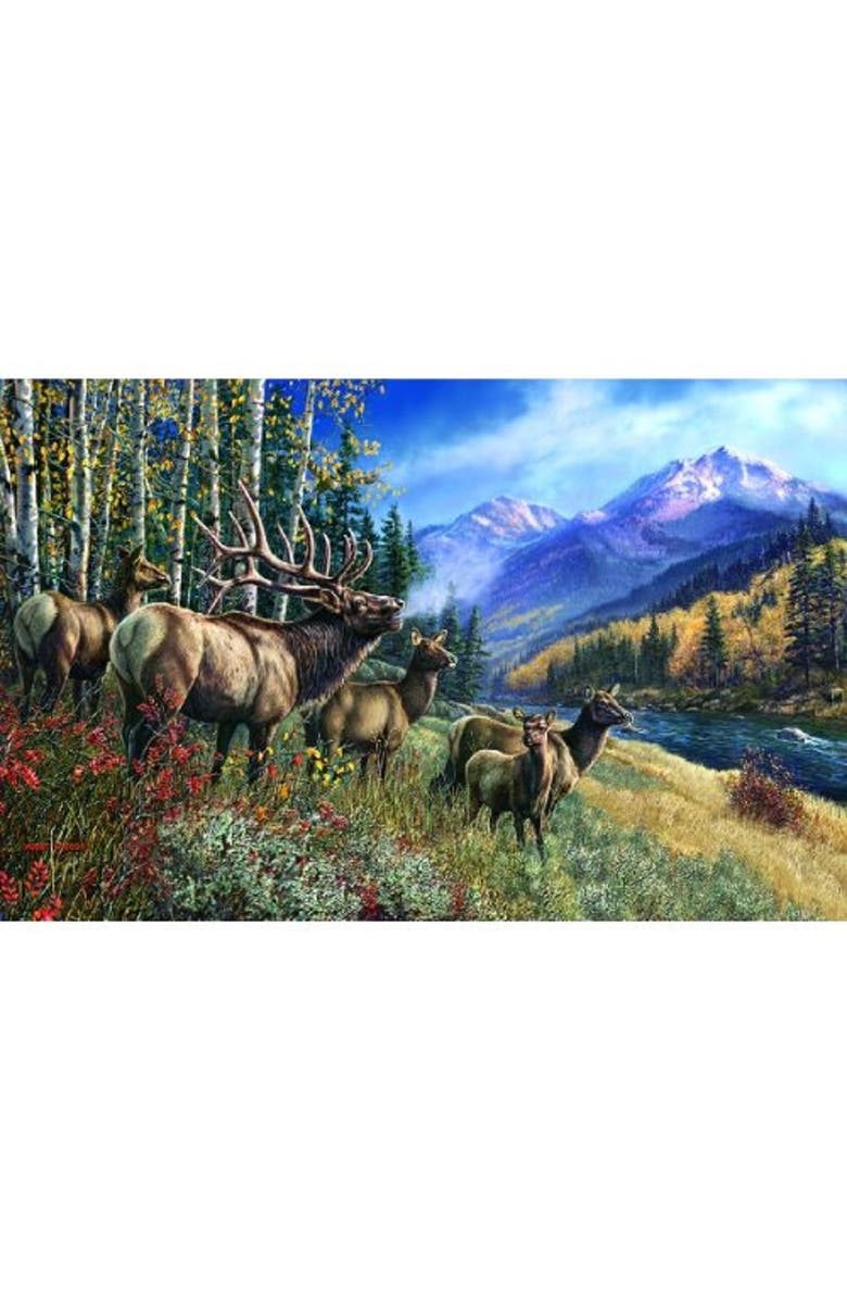 Sunsout Elk Anthem 1000 piece Jigsaw Puzzle for Adults, Alternate, color, Multicolor
