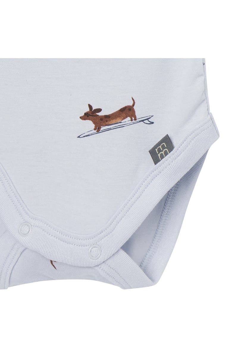 Bodysuit and Pant Sets, Alternate, color, Dachshund Surf