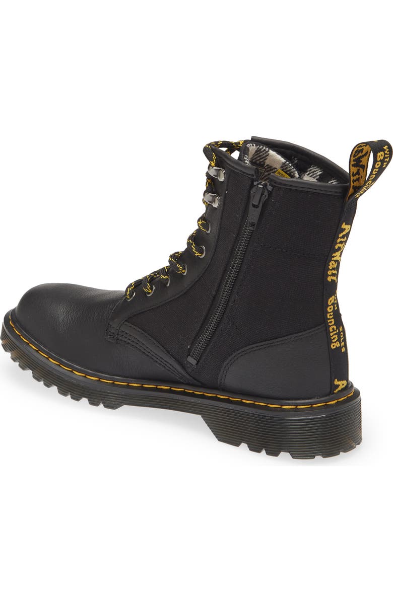 Dr. Martens Kids' 1460 Panel Combat Boot, Alternate, color,