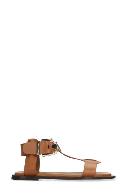 Bibi Lou Ankle Strap Sandal In Brown