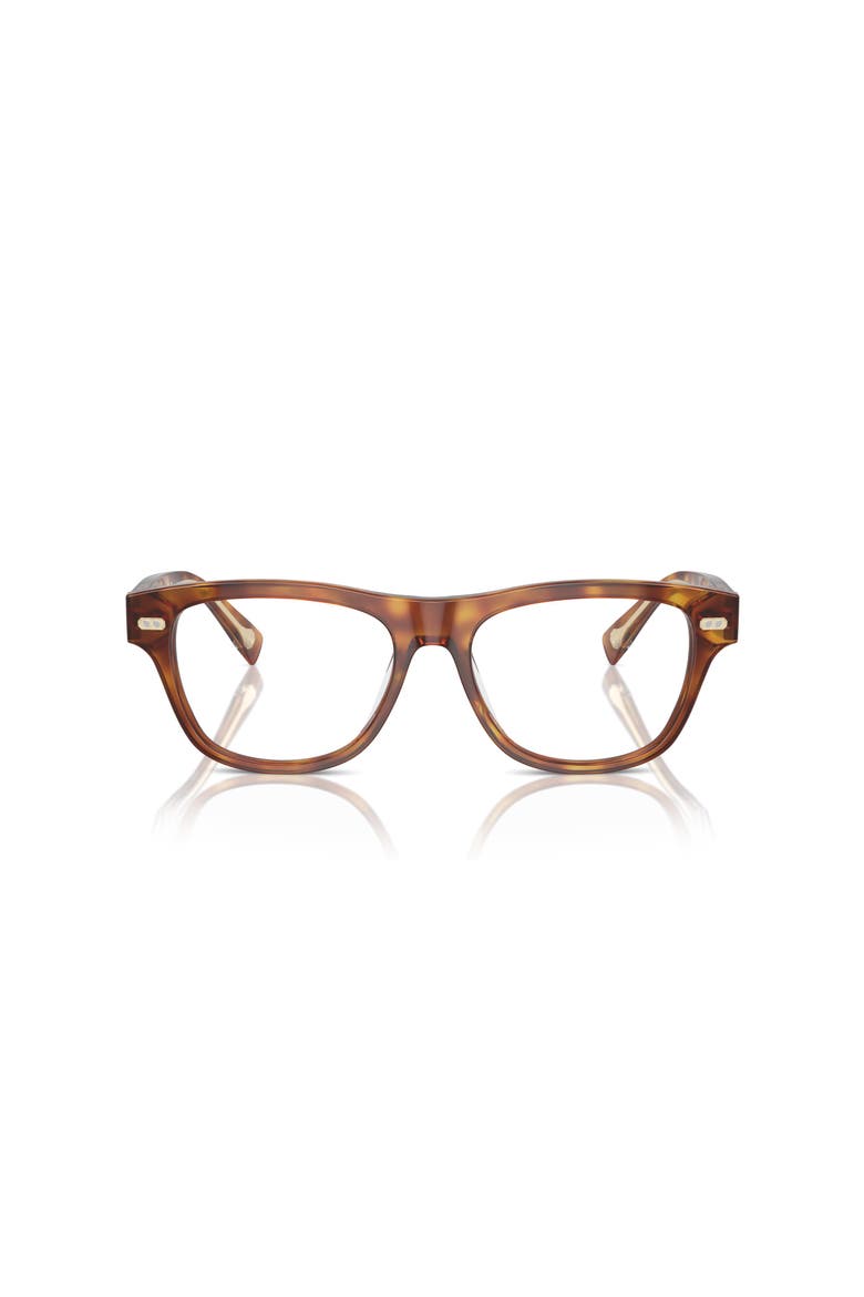54mm Rectangle optical glasses, Alternate, color, Tortoise