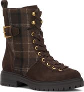 Vince Camuto Becinda Leather Combat Boot