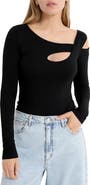 Marcella Lotte Cutout Detail Long Sleeve Top