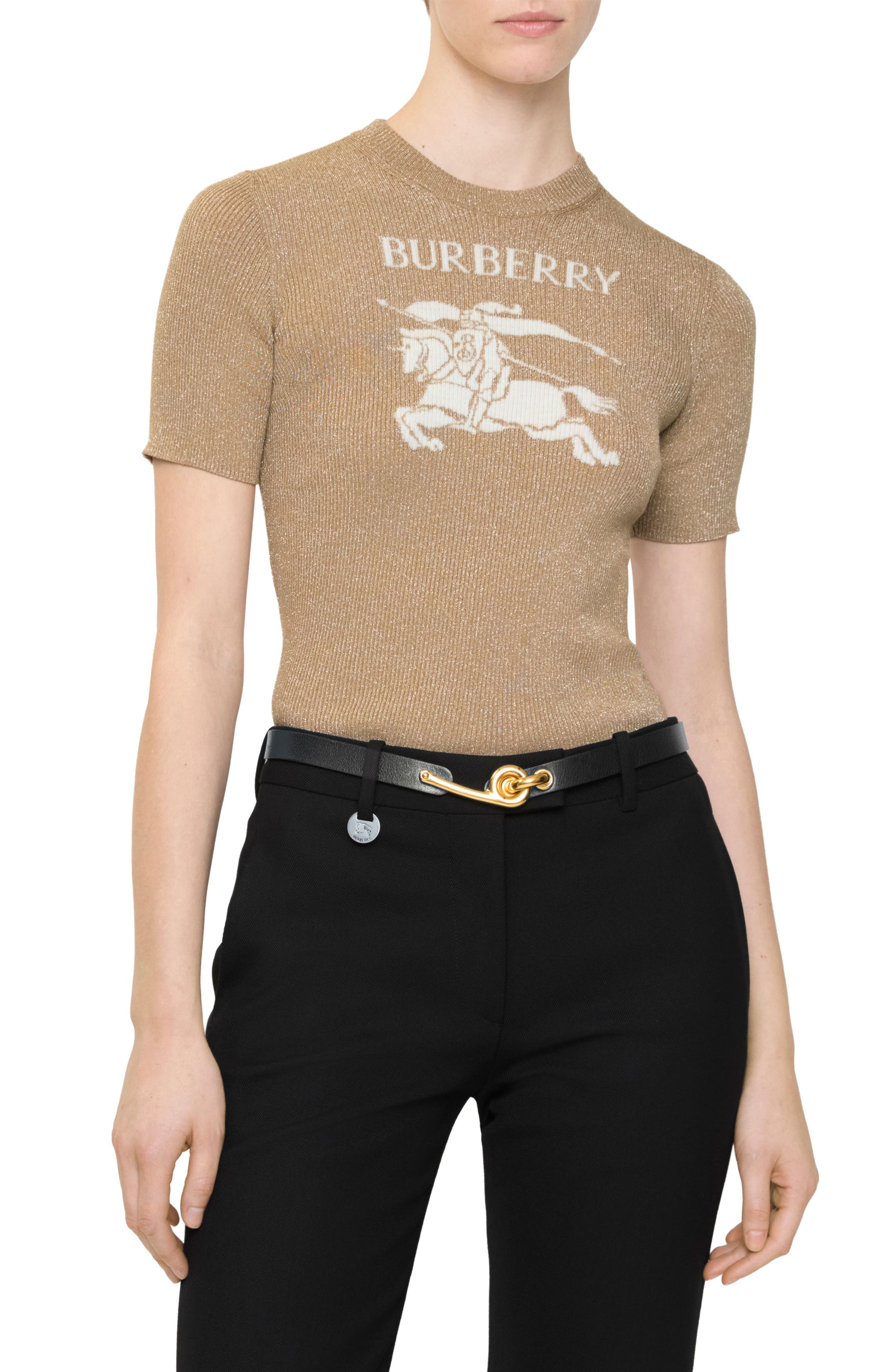 Sheila EKD Logo Wool Blend Rib T-Shirt - image 2