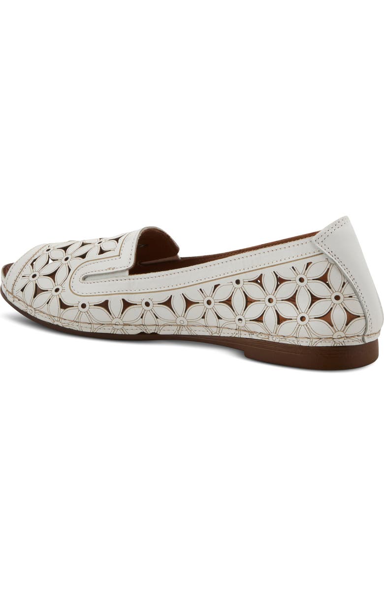 Spring Step Flowerpeep Perforated Peep Toe Flat, Alternate, color,