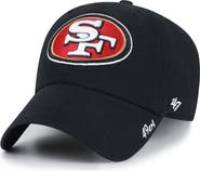 '47 Women's '47 Black San Francisco 49ers Miata Clean Up Adjustable Hat