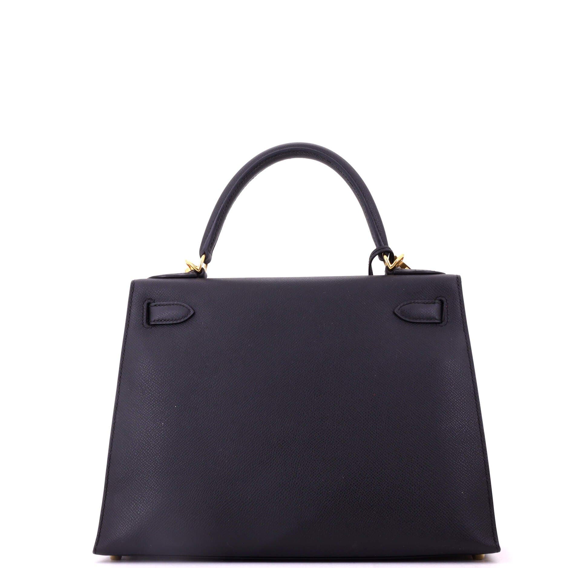 Kelly Handbag Black Epsom with Gold Hardware 28, Alternate, color, Black