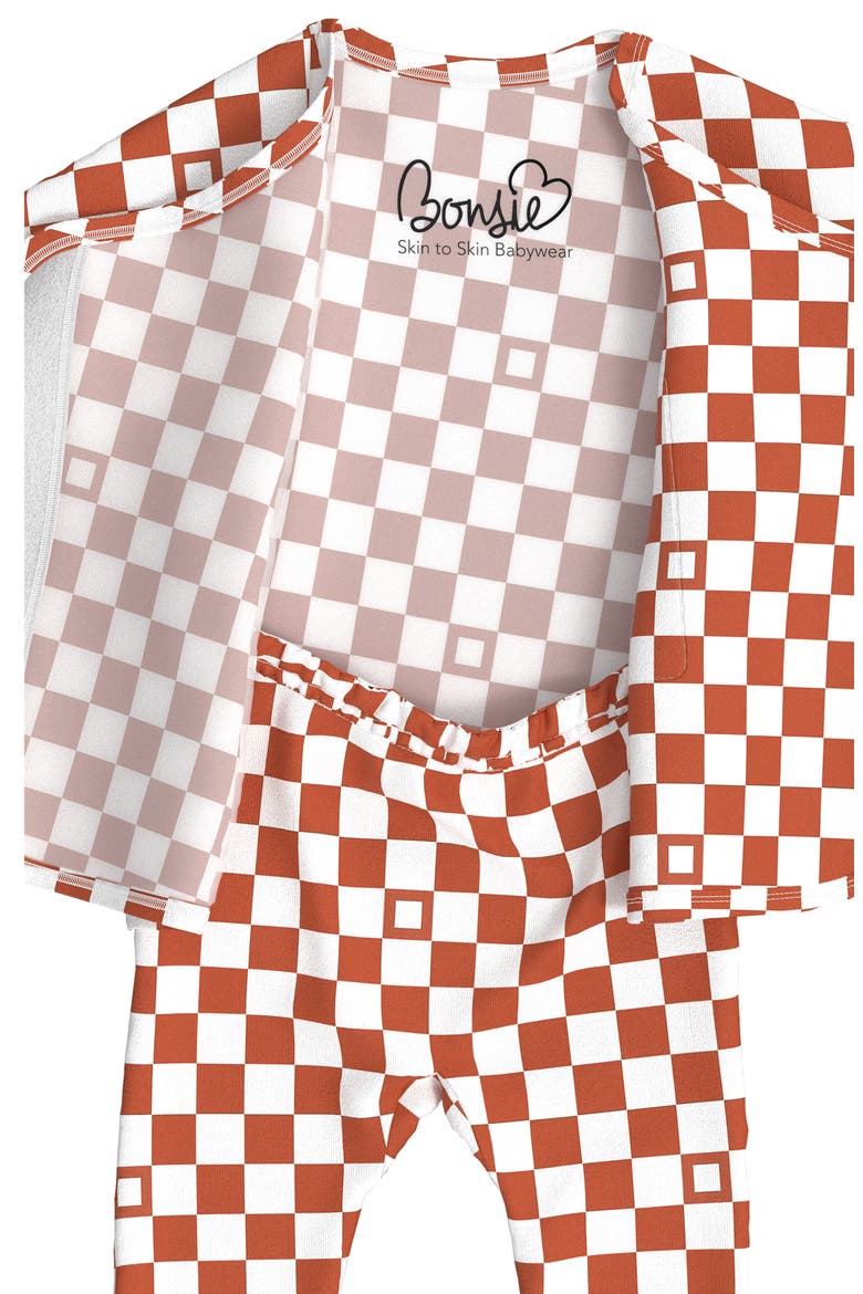 Skin to Skin Footie, Alternate, color, CHECKER