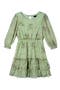 Kids' Metallic Double Ruffle Party Dress