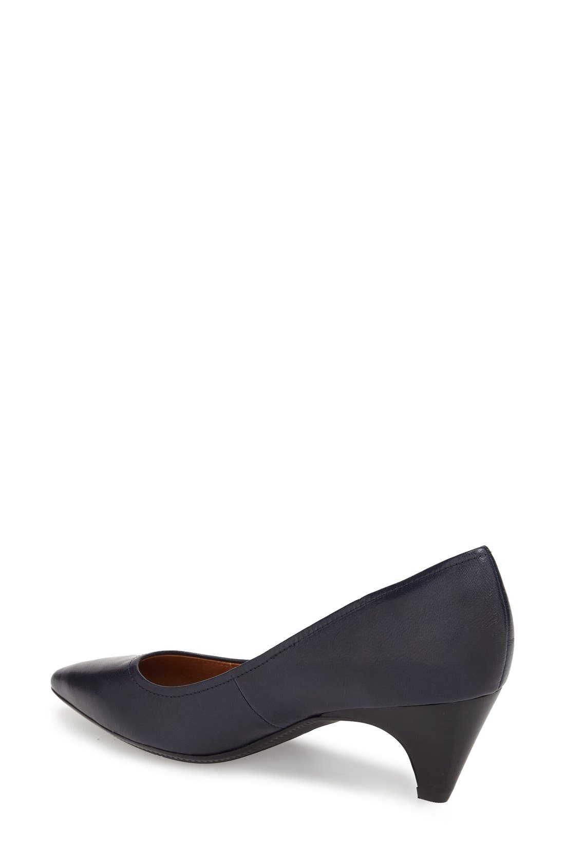 'Altessa' Pump, Alternate, color, PEACOAT NAVY LEATHER