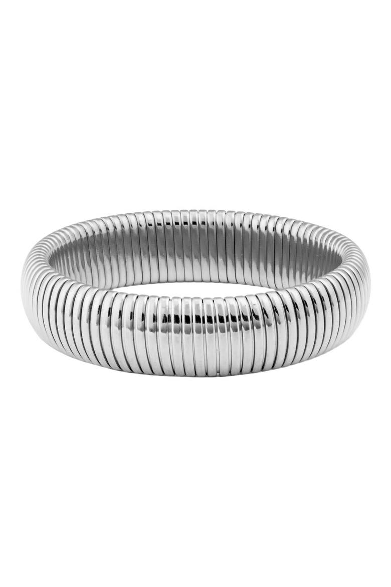 Stretch Link Bracelet, Main, color, SILVER