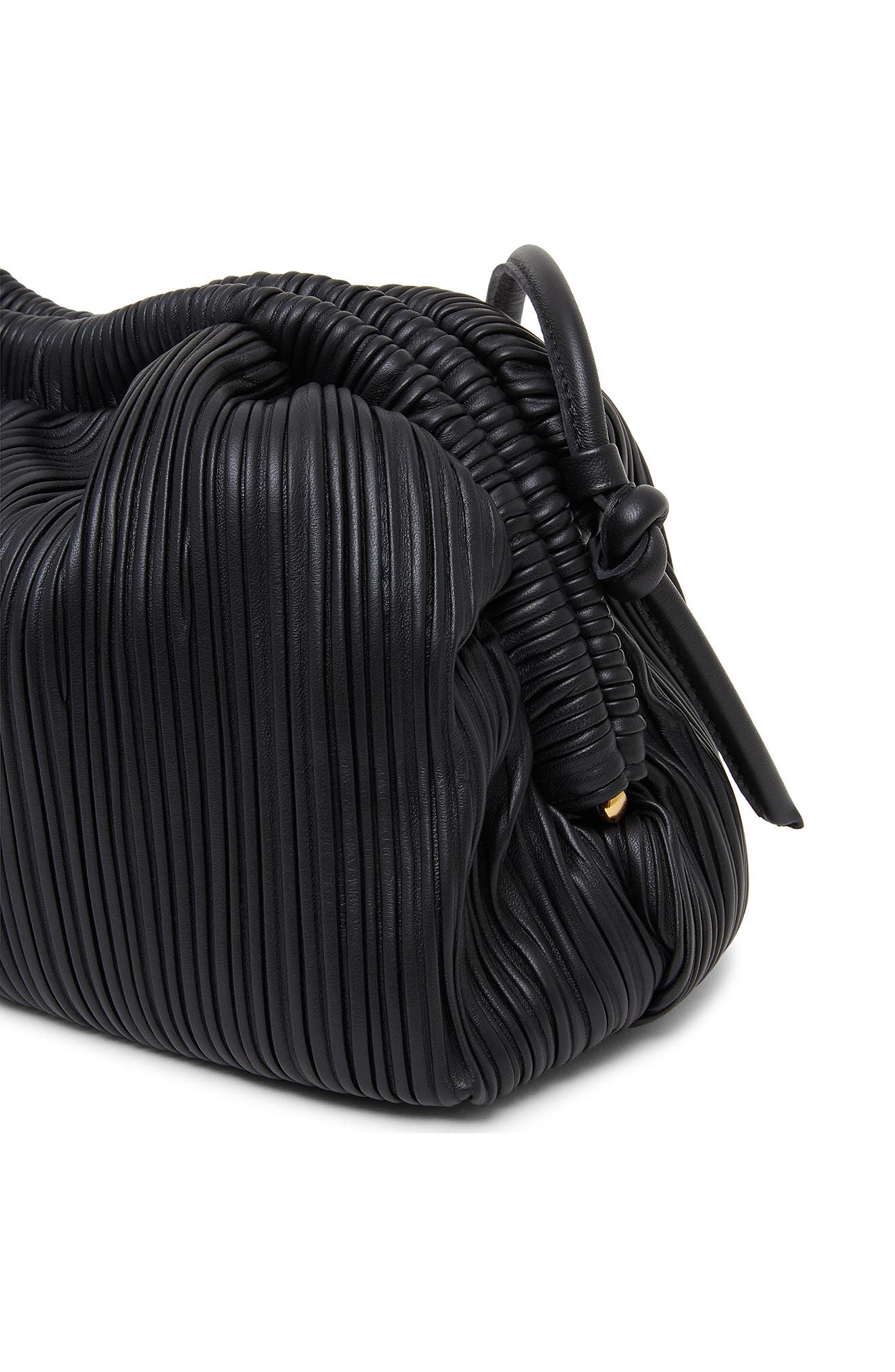 Mansur Gavriel Cloud Plissé Leather Clutch, Alternate, color, 