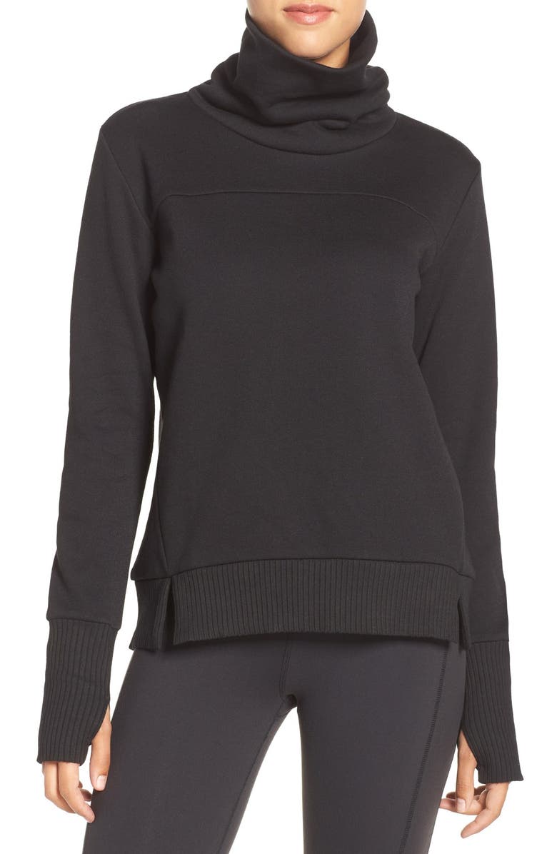 Alo Haze Funnel Neck Sweatshirt, Main, color, 