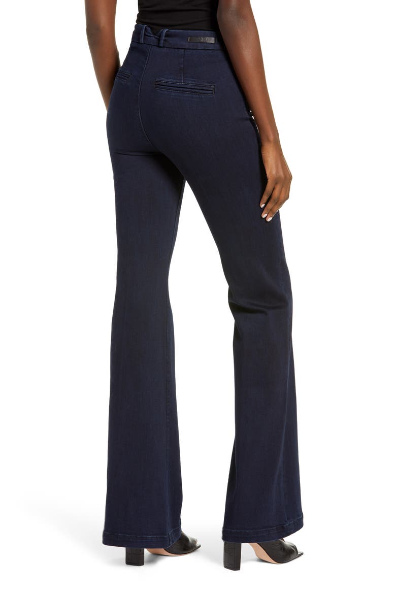 Genevieve High Waist Flare Jeans, Alternate, color, PREMIER