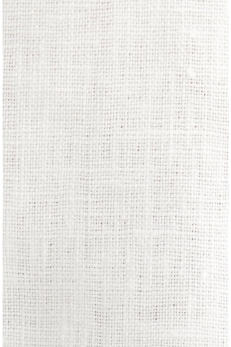 Mirelle Pleat Front Linen Shorts, Alternate, color, WHITE