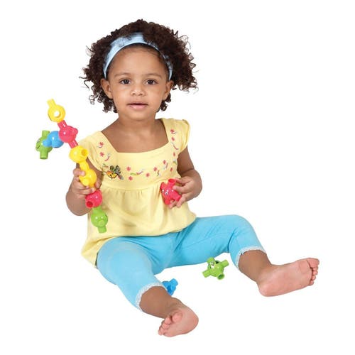 Kaplan Early Learning Company Baby Connects Happy Face Connecting Balls In Multi