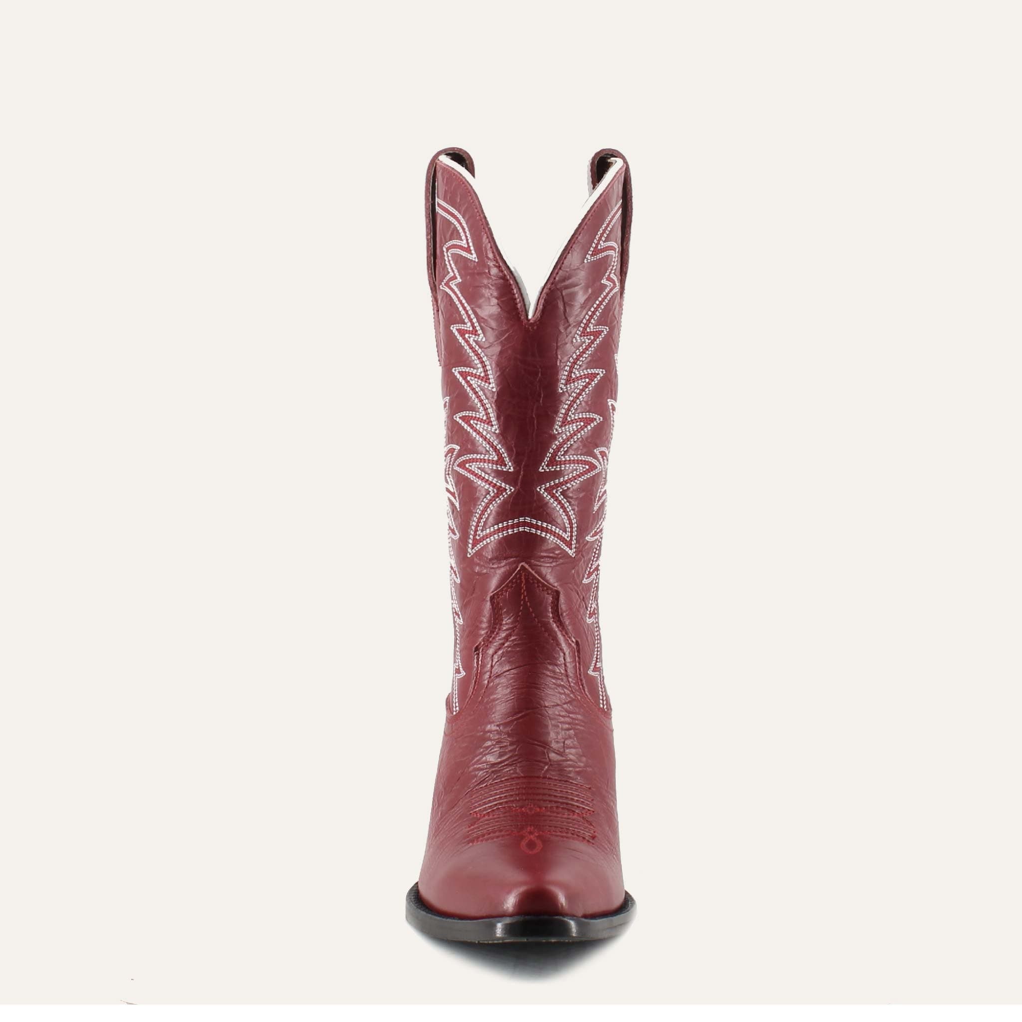 Isabella Leather Boots, Alternate, color, Red