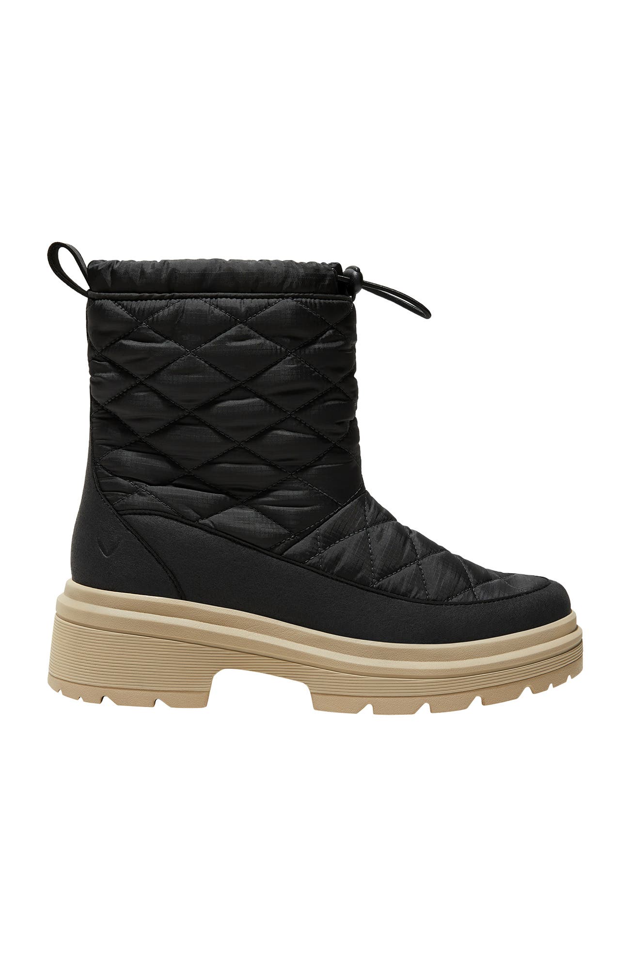 VIVAIA Quilted Waterproof PufferTherm Warm Boots, Alternate, color, Black Water Prf