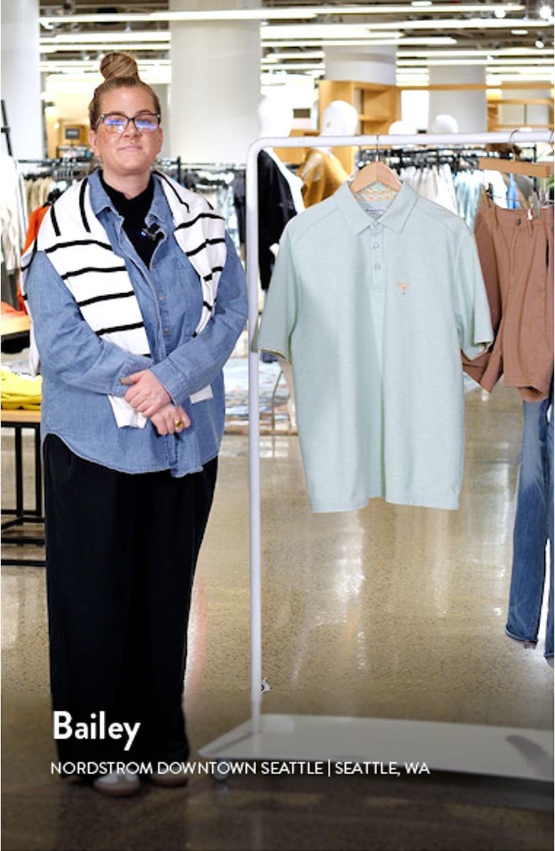 Cocktail Mixed Five O'Clock Supima<sup>®</sup> Cotton Blend Polo, sales video thumbnail