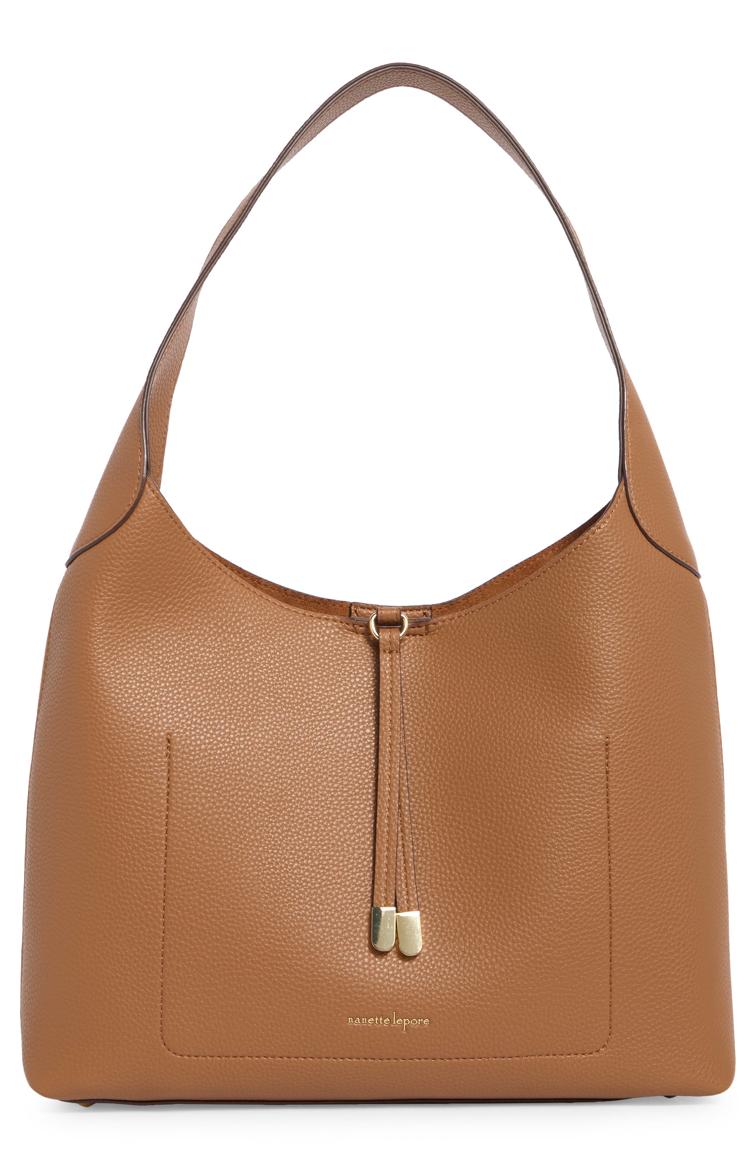 Nanette Lepore Large Ellington Faux Leather Bucket Bag