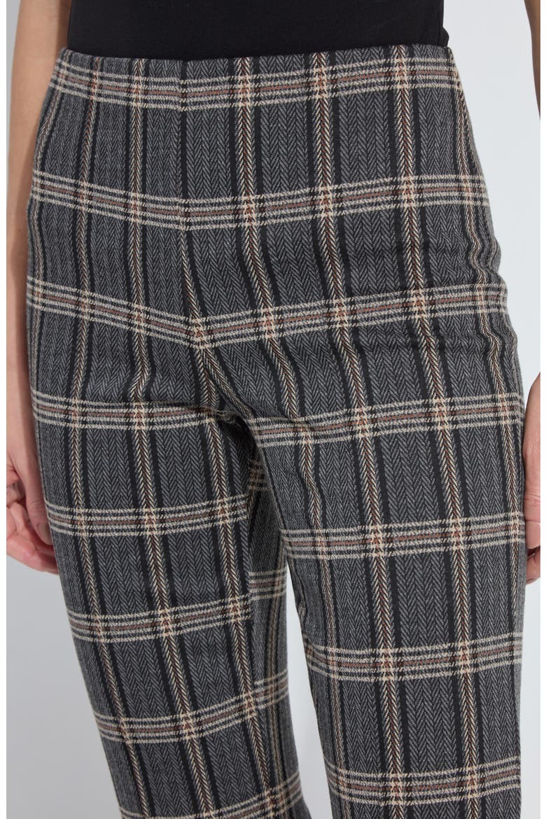 Elysse Plaid High Waist Ankle Pants, Alternate, color, EQUEST PLD