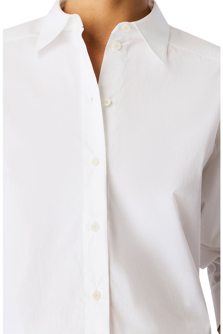 Pleat Back Shirt, Alternate, color, Ecru
