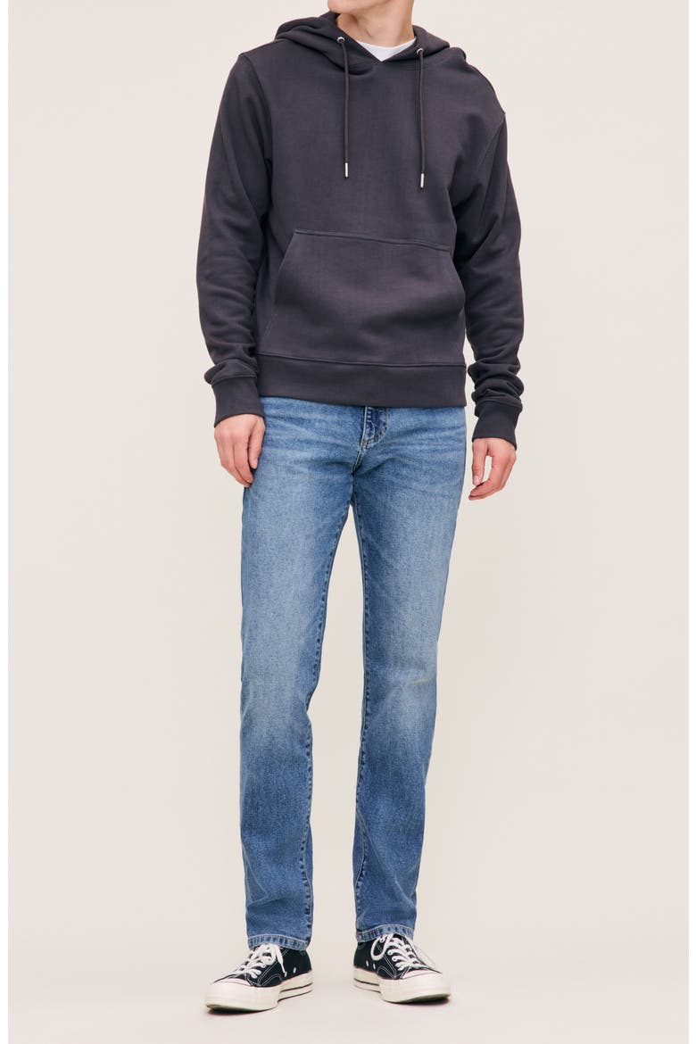 Cotton French Terry Hoodie, Alternate, color, IRON GREY