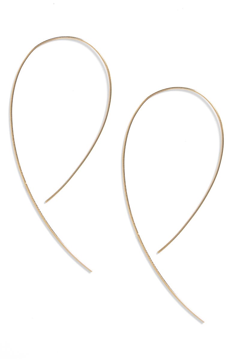 LANA Hooked on Hoop Earrings, Main, color, 