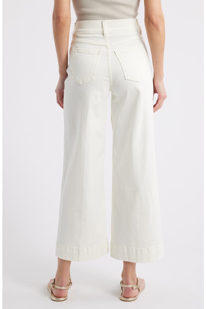 SPANXshape™ EveryWear Cropped Wide Leg Jeans, Alternate, color, CHALK WASH