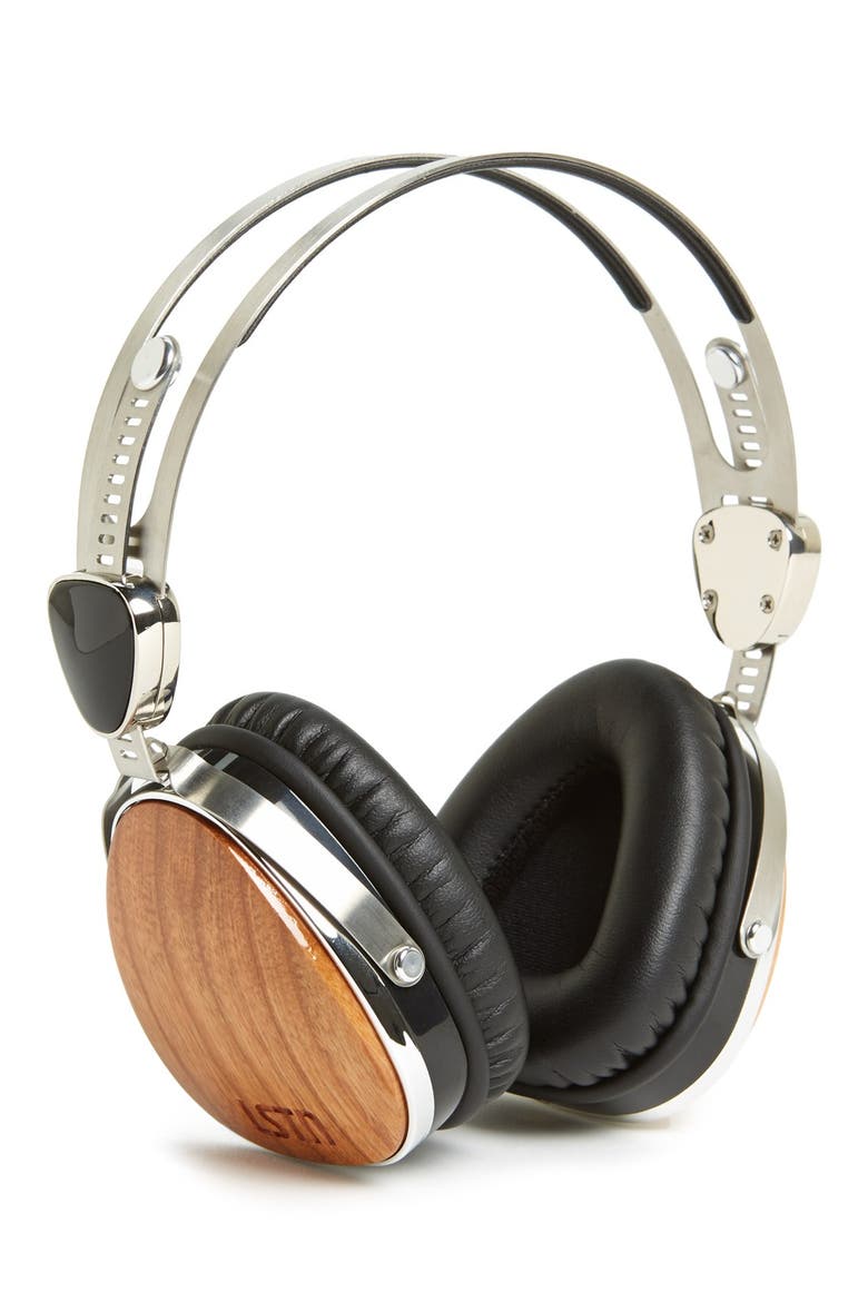 'Troubador' Beech Wood Headphones, Main, color, BEECH