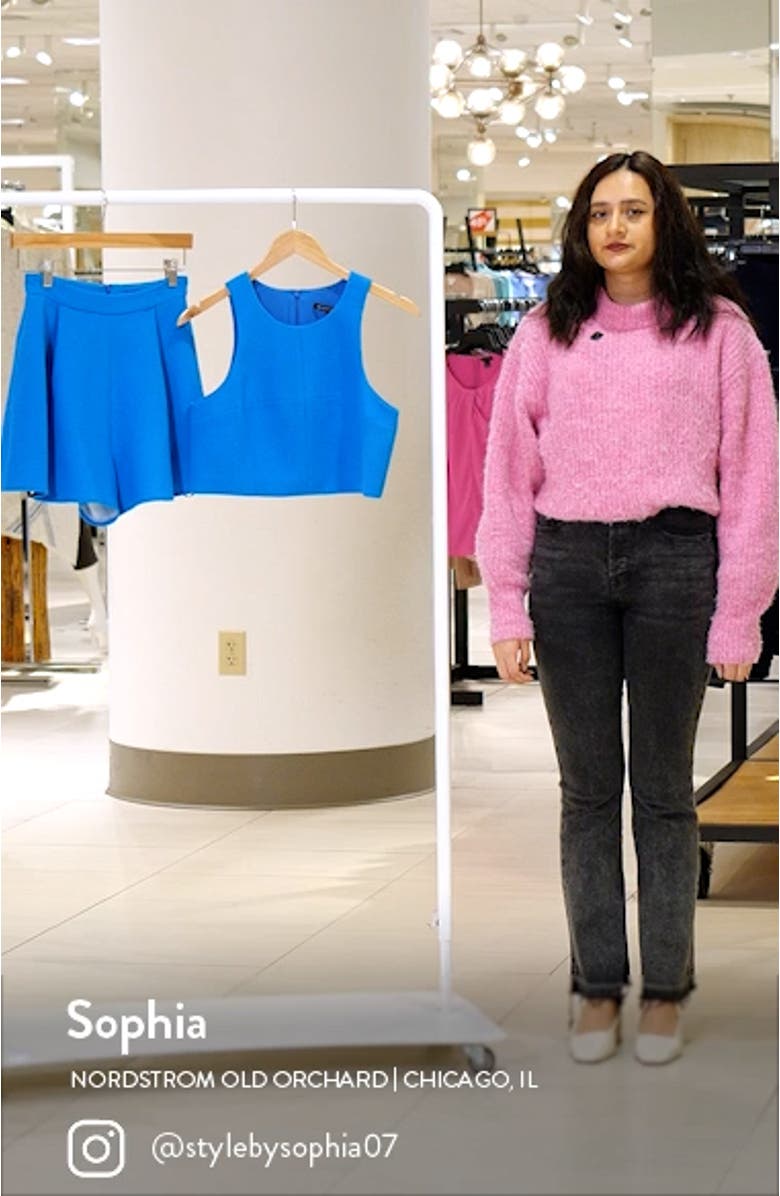 Sanibel Crop Top & High Waist Shorts Set, sales video thumbnail