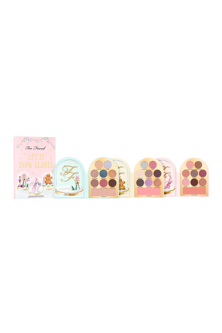 Let It Snow Globes 3-Piece Makeup Palette Gift Set $306 Value, Main, color, NO COLOR