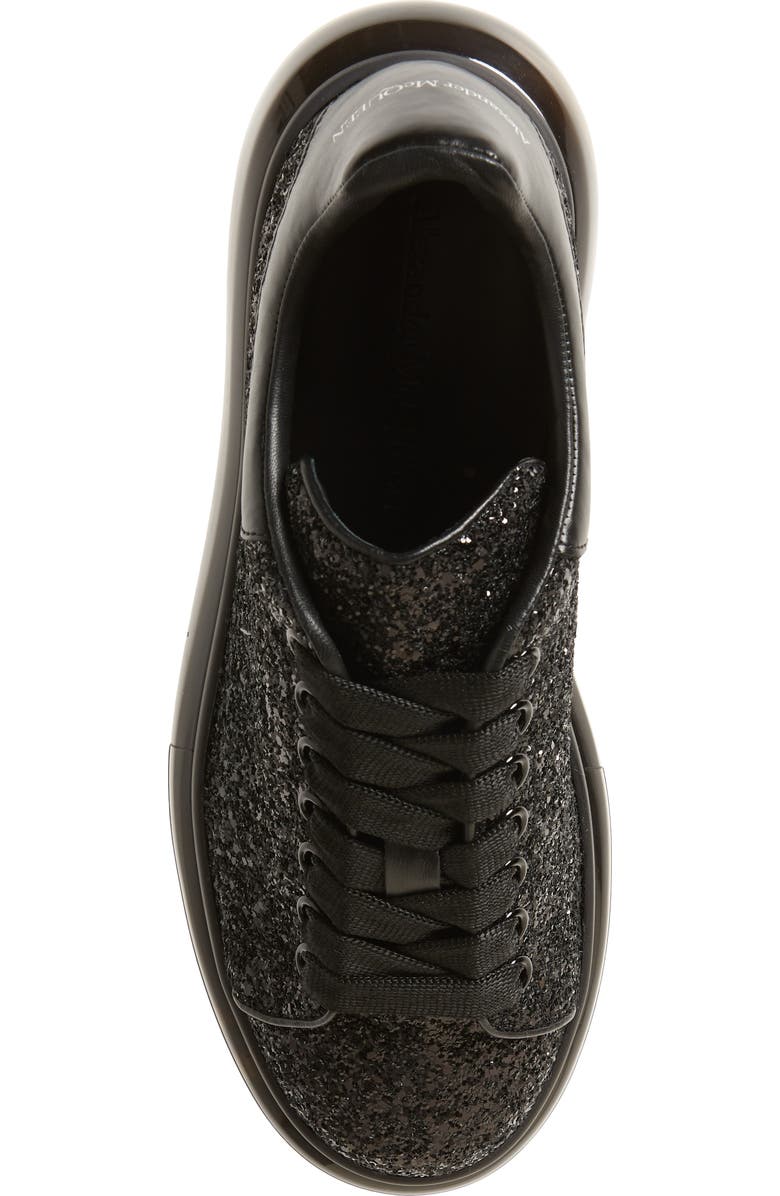 McQueen Alexander McQueen Glitter Bubble Sole Platform Sneaker, Alternate, color,