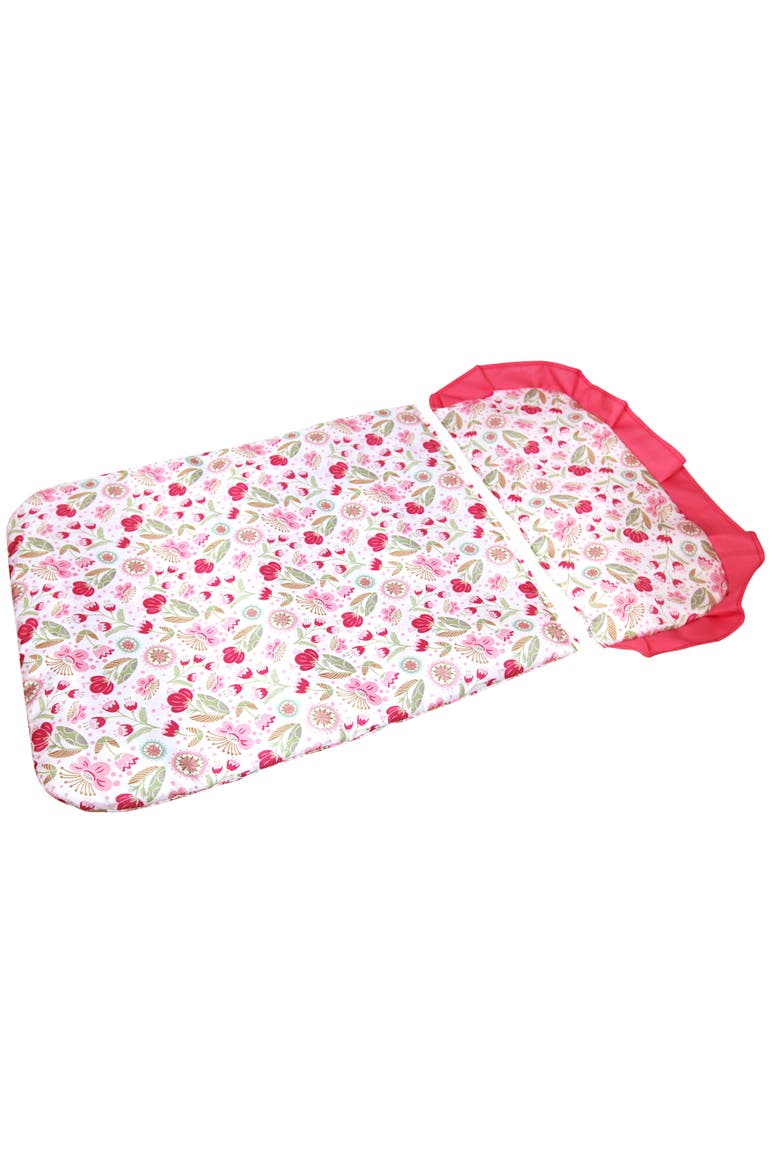 Deluxe Canopy Doll Bed, Pink & Floral, Fits Up to 18 Inches, Alternate, color, Pink