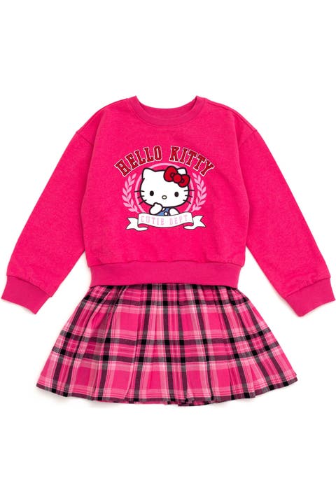 Fleece Pleated Dress