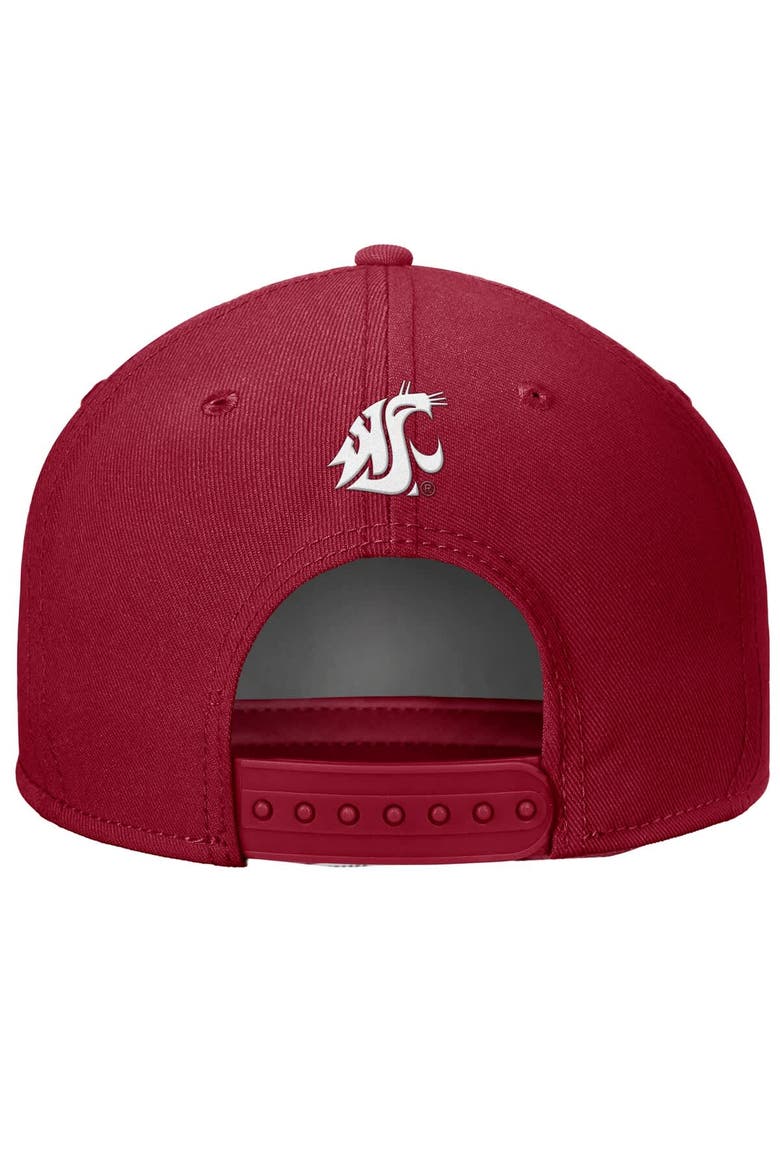 Men's Nike Crimson Washington State Cougars Rise Adjustable Hat, Alternate, color, Crimson