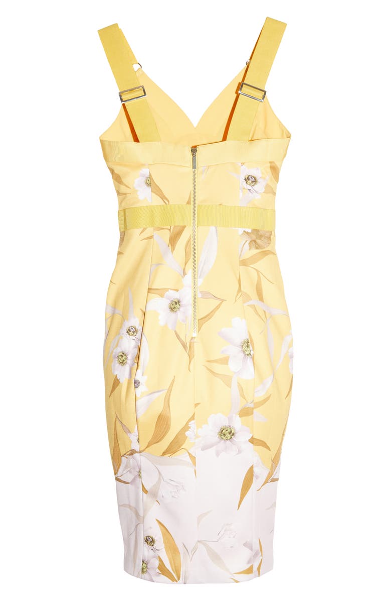 Ted Baker London Peppinn Cabana Body-Con Dress, Alternate, color, 