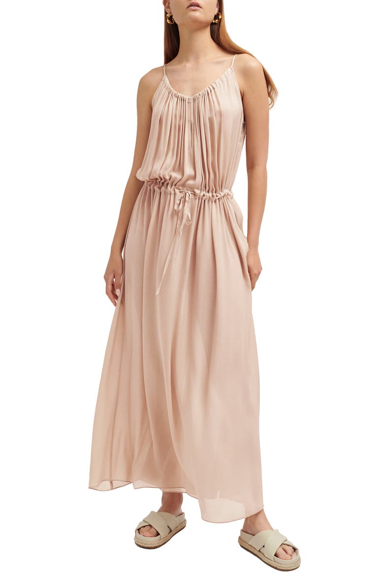 Greta Sleeveless Maxi Dress, Main, color, PALE ROSE