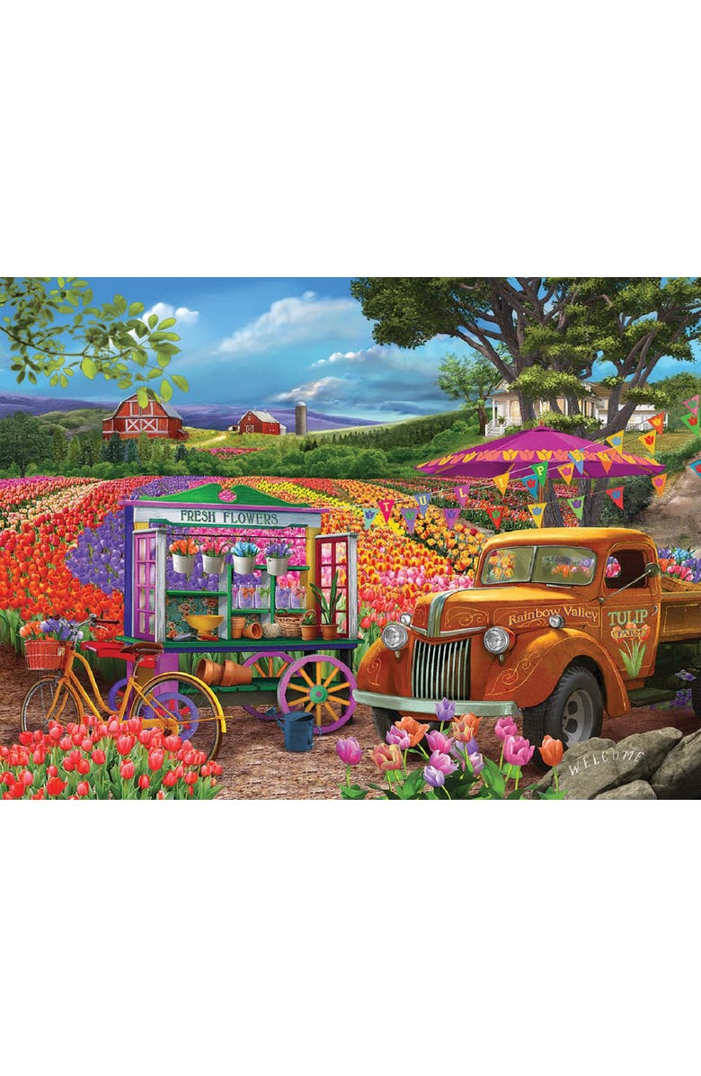 Sunsout Roadside Tulips 1000 piece Jigsaw Puzzle for Adults, Alternate, color, Multicolor