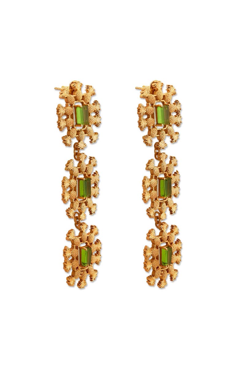 Dhwani Bansal PINA EARRINGS, Alternate, color, Gold Plated