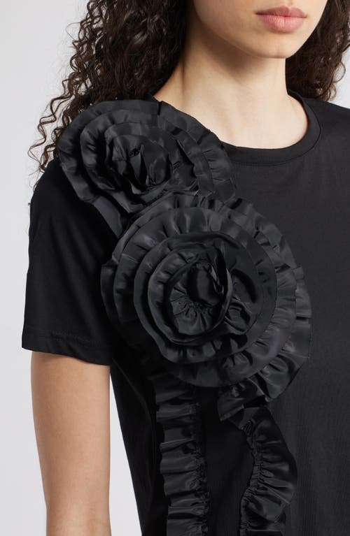 Shop Nikki Lund Peony Floral Appliqué Top