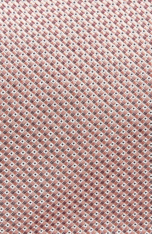 Hugo Boss Boss Neat Silk Blend Tie In Pink