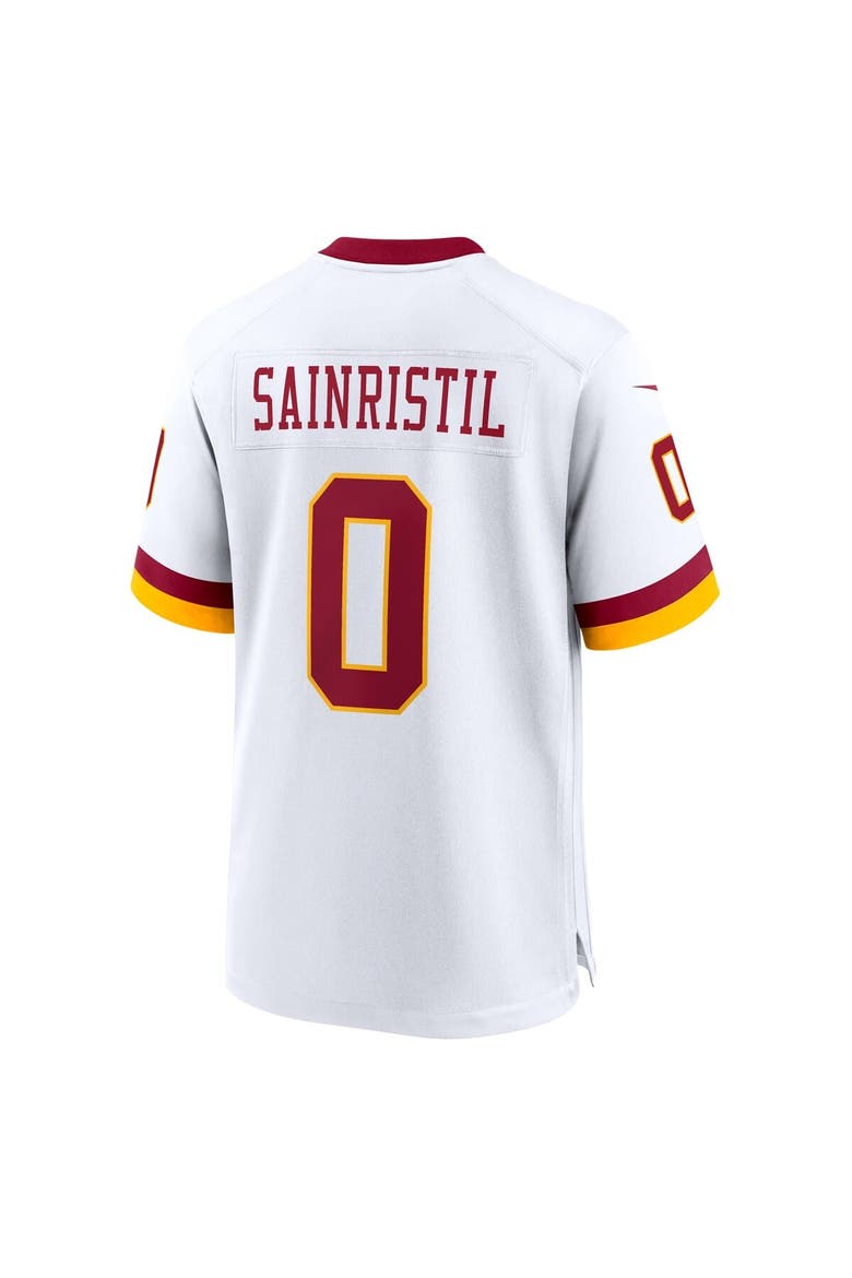 Men's Nike Mike Sainristil White Washington Commanders Game Super Bowl Era Jersey, Alternate, color, White