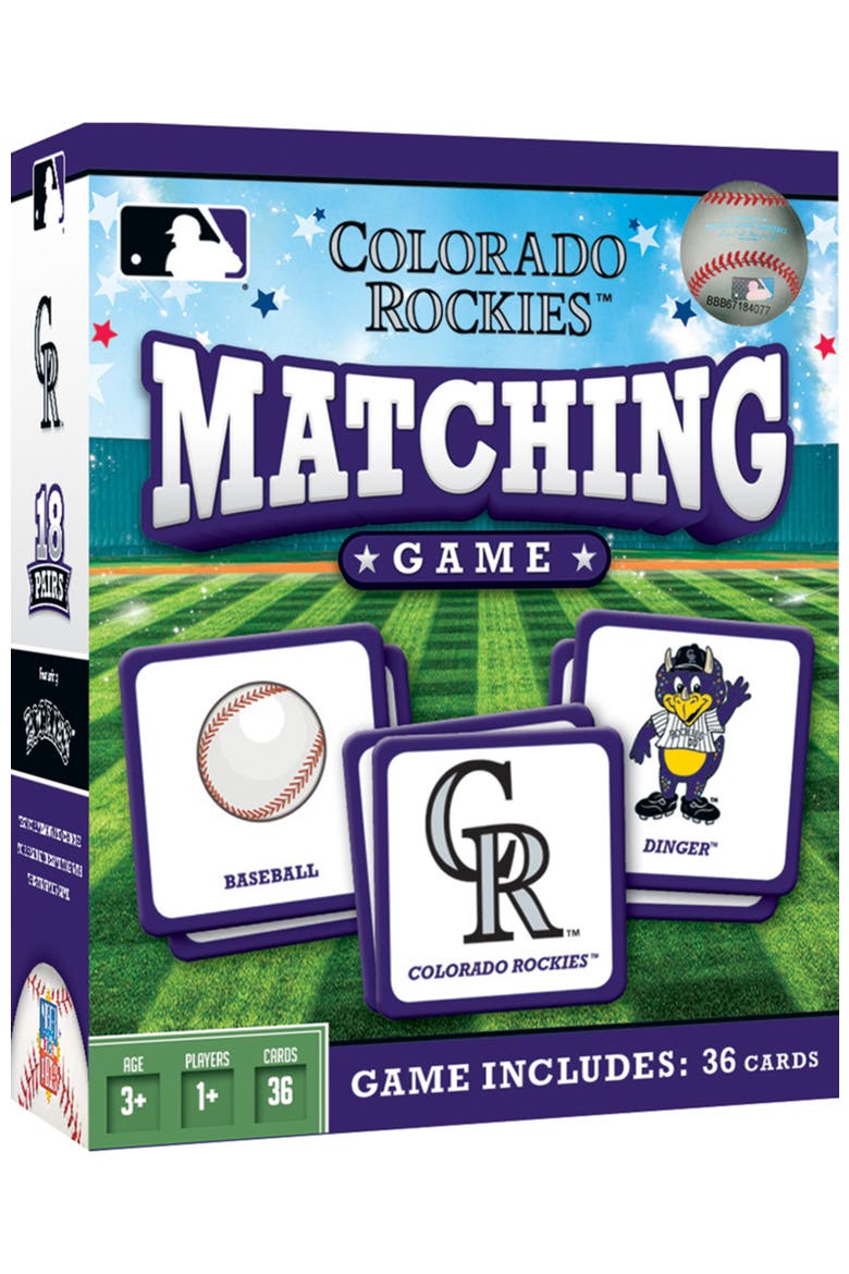 Colorado Rockies Matching Game, Main, color, Multicolor